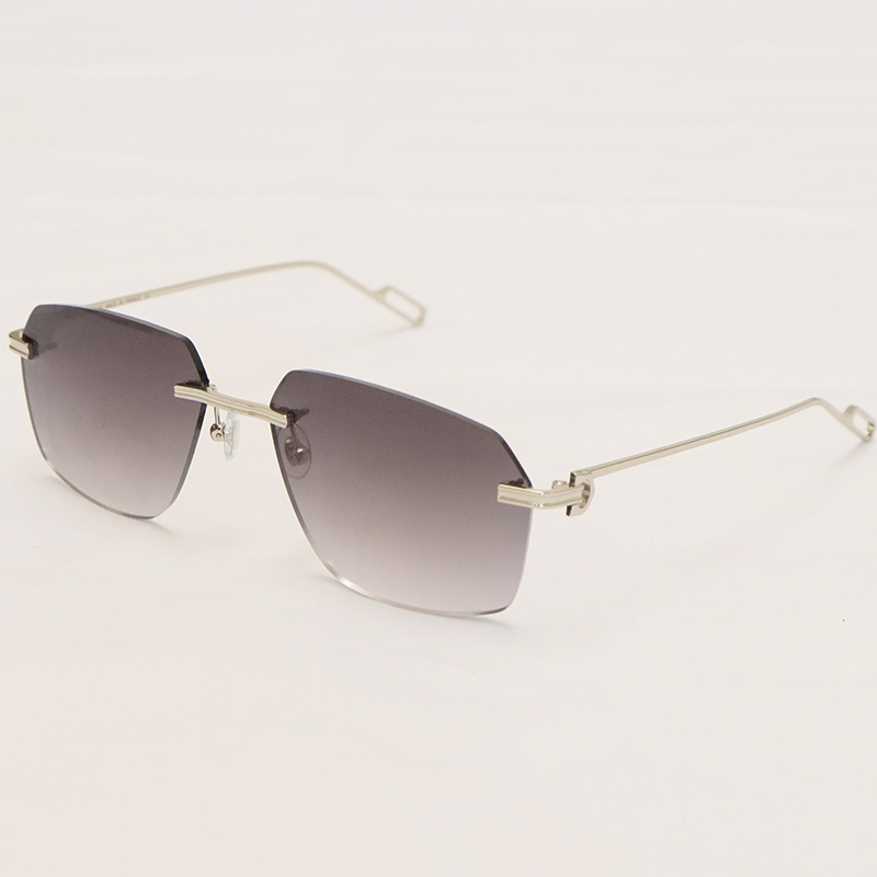 Cartier Metal Rimless CT01130 Sunglasses Size:60