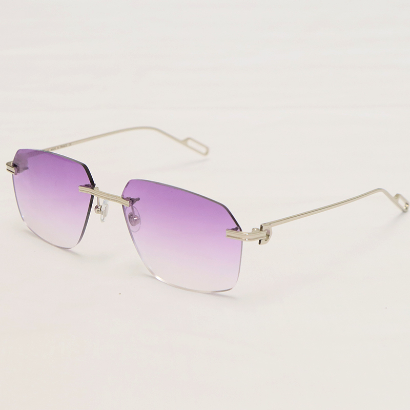 Cartier Metal Rimless CT01130 Sunglasses Size:60