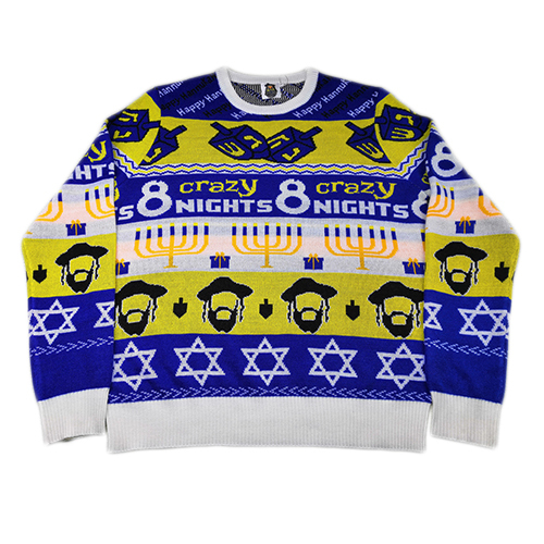 Customized Mens Crew Neck Knitted Ugly Christmas Jumper