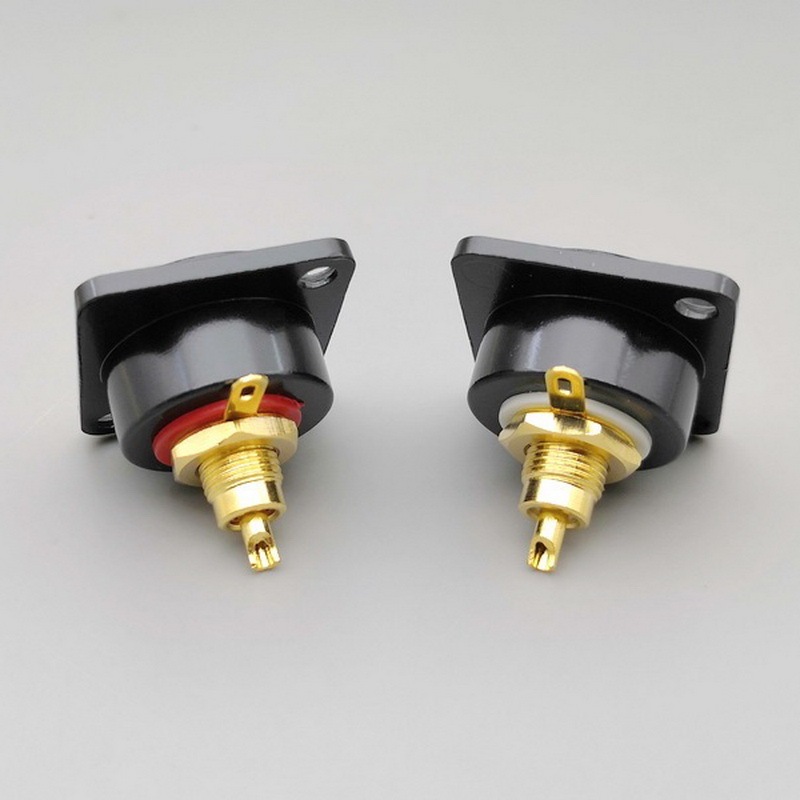 GP120 Gold-plated RCA Female Chassis Connector