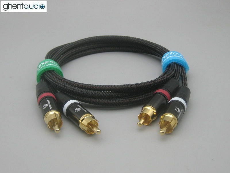 A12 --- Teflon Silver-plated Star Quad RCA Cables (Pair)