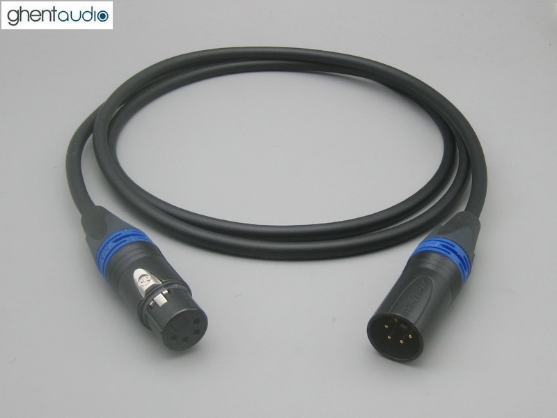 A18(4P) --- Mogami 2534 & Neutrik XLR 4Pin (M to F) Balanced Cable