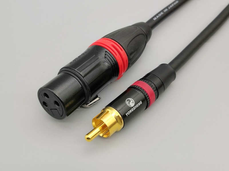 A16 --- Canare L-4E6S RCA(M) to XLR(Female) Cable