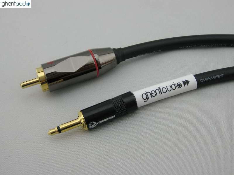 E06 --- Canare LV-61S 75 Ohm Coax 3.5mm(TS)--RCA Cable