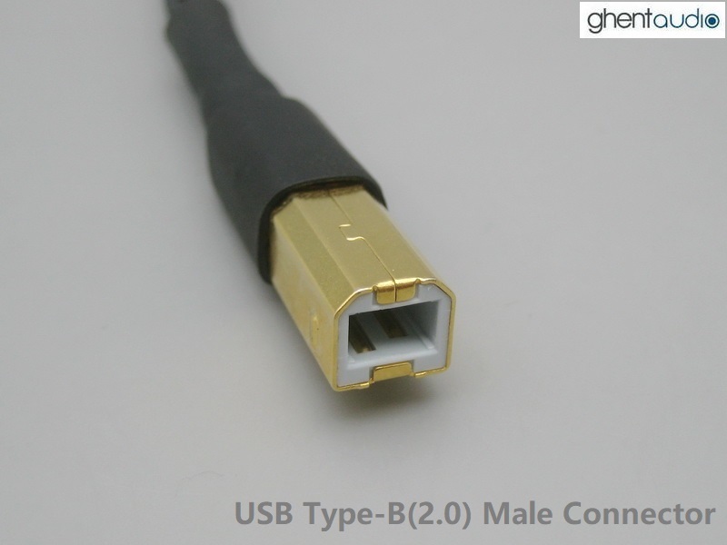 (U21) Type-B to Dual Type-A splitting USB Y-Cable