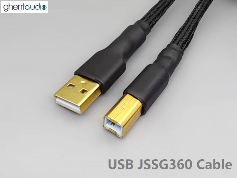 (U360) Silver-plated USB Interconnect Cable (JSSG360)