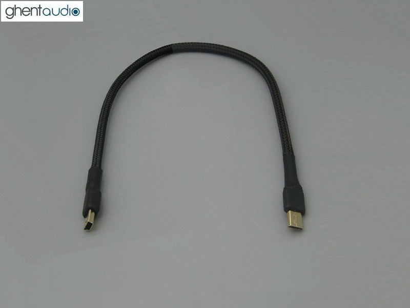 (U06) micro-USB to miniB-5P Silver-plated USB Cable