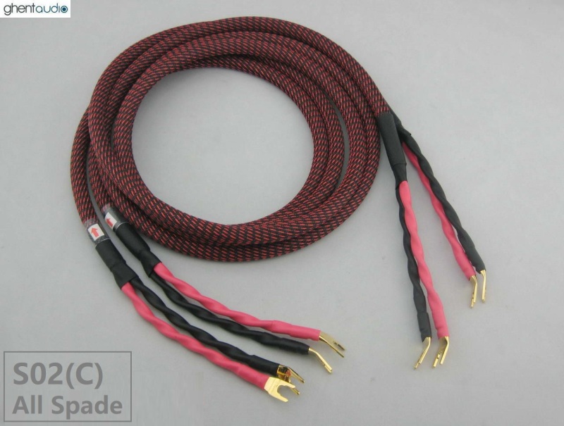 S02---Choseal 4N-OFC Speaker Cables 4x14AWG (Pair)