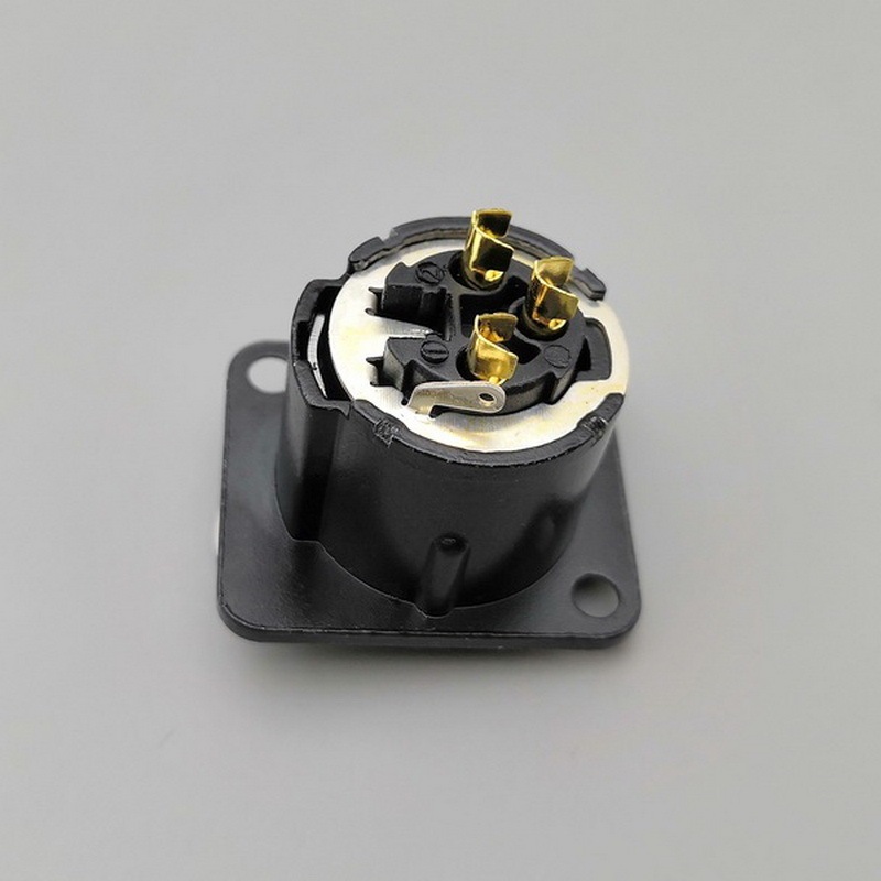GP110 Gold-plated XLR 3P Female Chassis connector