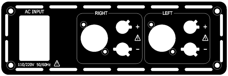 (BR2-BP2-2) Stereo Rear-plate for B-series