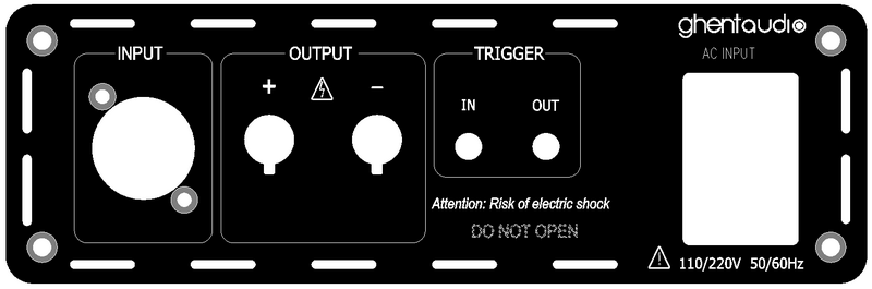 (BR1-BP1-2T) Mono Rear-plate with Trigger-hole for B-series