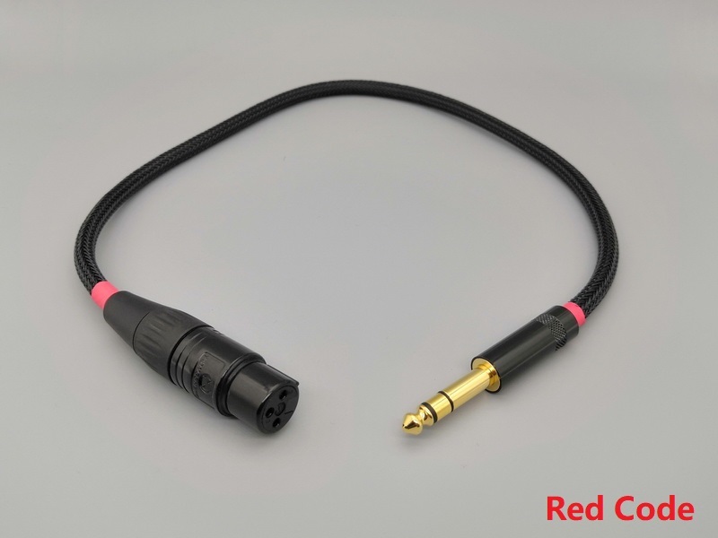 C04 --- 6.35mm TRS to XLR(F) Choseal 4N-OFC Balanced Cable