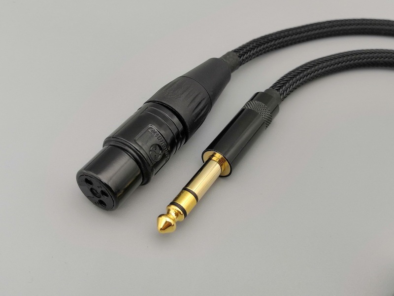 C04 --- 6.35mm TRS to XLR(F) Choseal 4N-OFC Balanced Cable