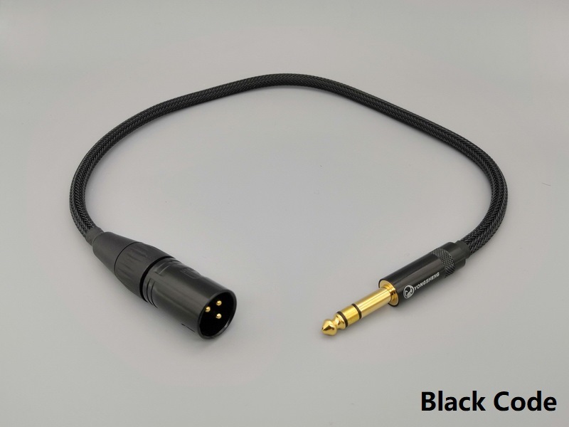 C03 --- 6.35mm TRS to XLR(M) Choseal 4N-OFC Balanced Cable