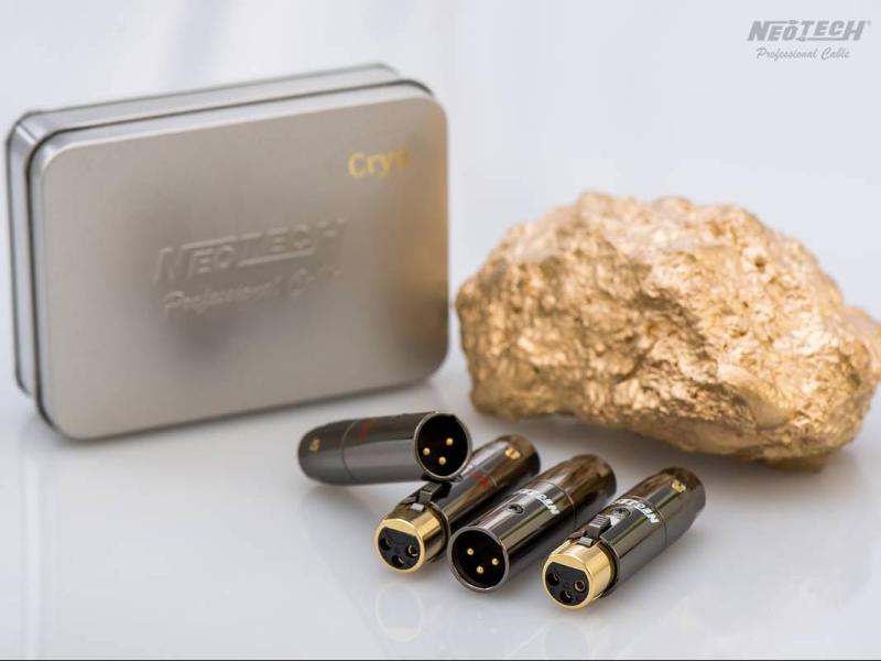 Neotech NEX-OCC(GD) UP-OCC Copper Gold-plated XLR Connector