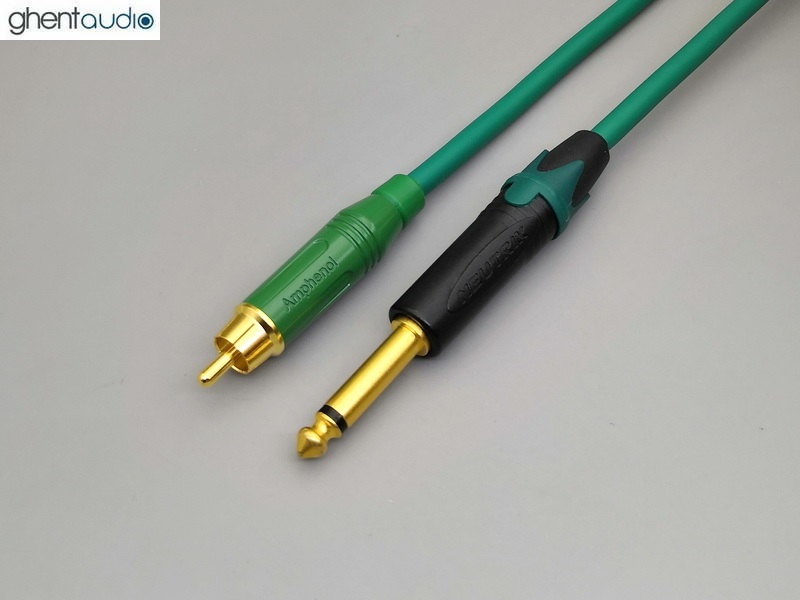 C07---6.35mm TS to RCA Mogami 2534 Cable (1pc)