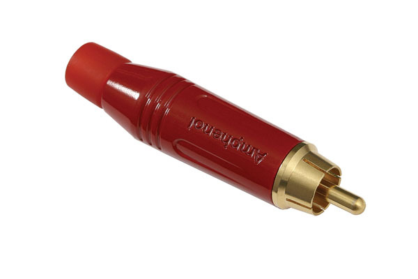 Amphenol ACPR-RED RCA Male Connector