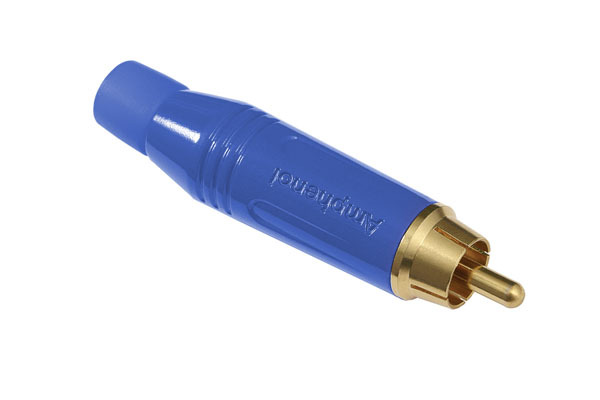 Amphenol ACPR-BLU RCA Male Connector