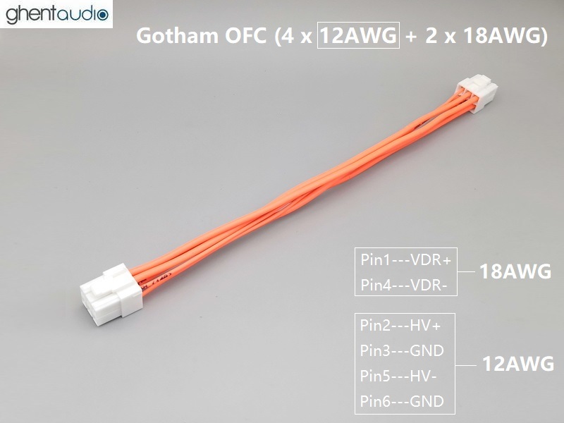 Psc-25 SMPS1200 SMPS3K Main-Output Cable (Gotham OFC 12AWG)