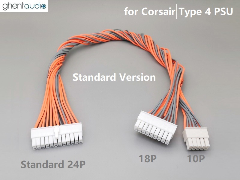 (PC03) Corsair Type 4 (18P+10P)---24P ATX Cable