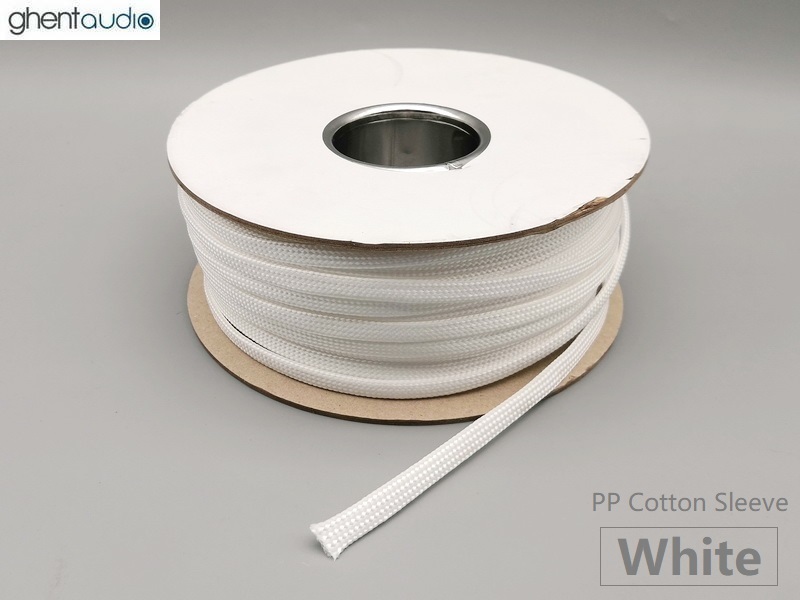 (PPC-WHT) White PP Cotton Expandable Sleeving