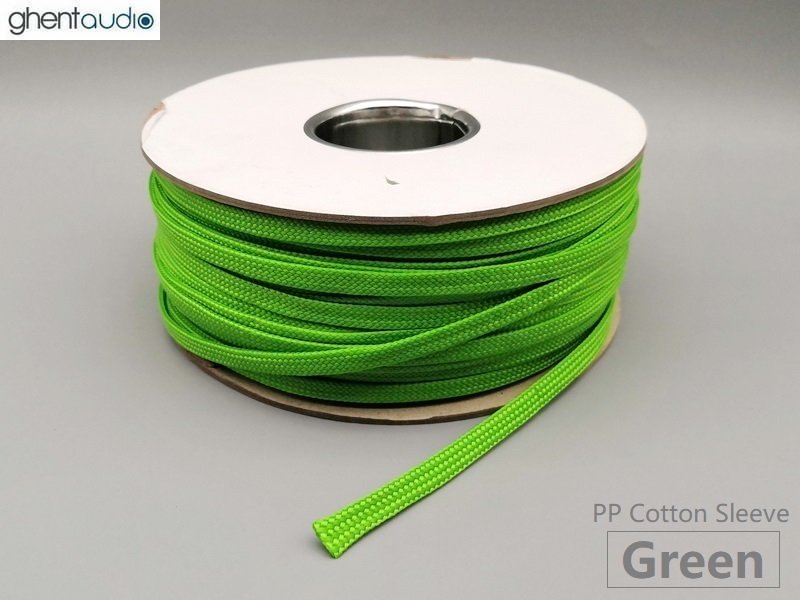(PPC-GRN) Green PP Cotton Expandable Sleeving (1m)