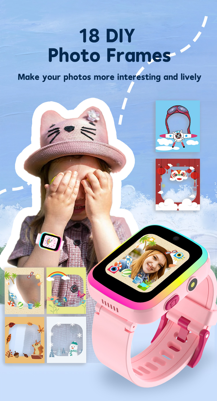 kids smart watch CT-W25 With Colorful Mood Lights Details Pictures 4