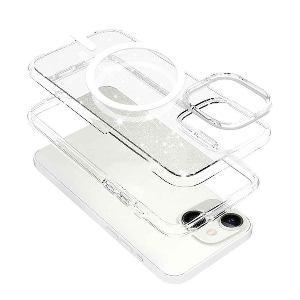 PC+TPU MagSafe Glitter Phone Case Manufacturer