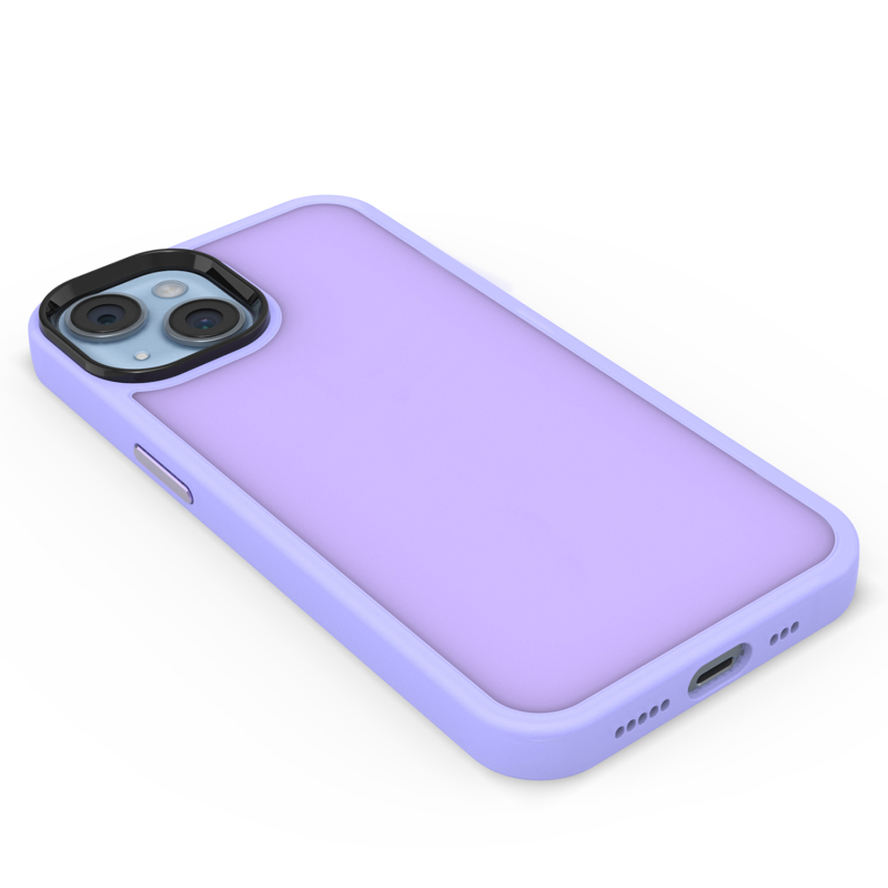 PC+TPU Frosted semi-transparent iPhone15 Phone Case Manufacturer
