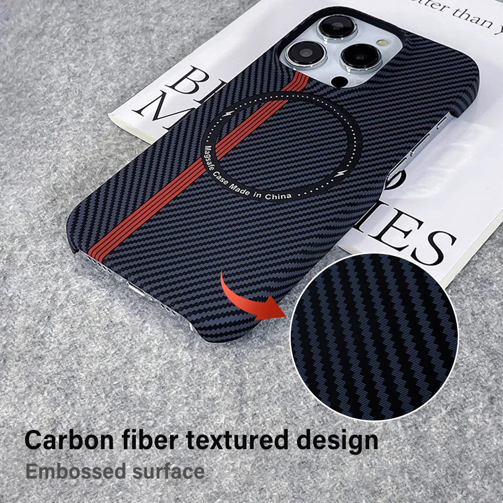PC Carbon Fiber MagSafe iPhone Case Manufacturer