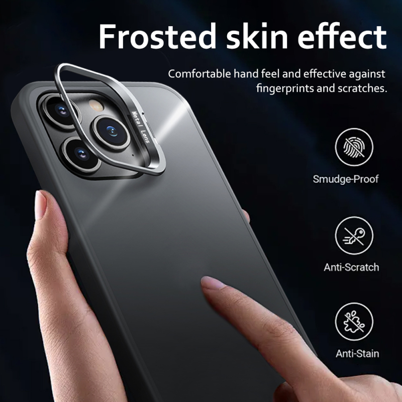 iPhone Lens holder frosted Phone Case Manufacturer