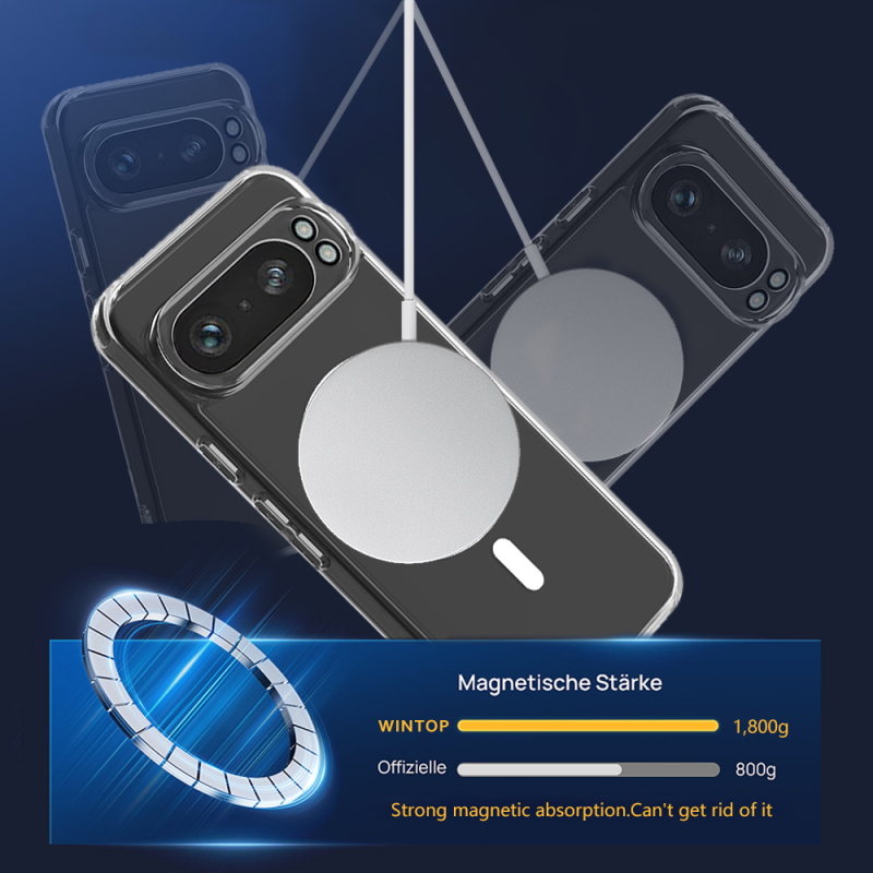 Google Pixel 9 Magsafe PC TPU Clear Phone Case Manufacturer