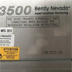 Bently nevada 136703-01 Discrete Internal Barrier I/O Module with Internal Terminations