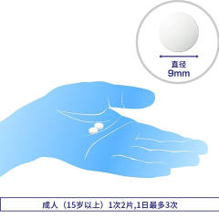 白兔制药EVE头痛生理痛止痛药蓝盒装40粒 去痛 止痛 止疼
