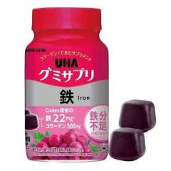 UHA补铁富铁孕期叶酸营养软糖葡萄味 30日装/60粒