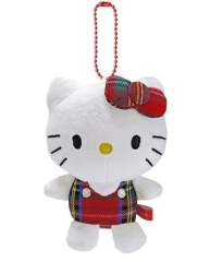三丽鸥 苏格兰格纹hellokitty挂件