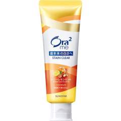 ora2皓乐齿果味牙膏去黄去口臭亮白含氟 青柠薄荷味