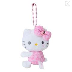 Hello kitty 三丽鸥 日系人气可爱大长腿kitty爱心扣毛绒公仔挂件
