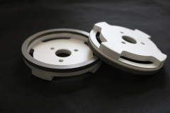 Resin CBN wheel with large round knife for toilet paper grinding