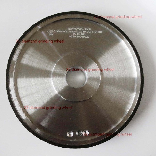 bronze bonded grinding wheel for silicon wafer chamfer
