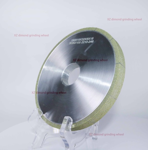 Vitrified grinding wheel for grinding titanium alloy