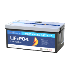 Long Last Sun Show LiFePO4 Battery 25.6V200AH