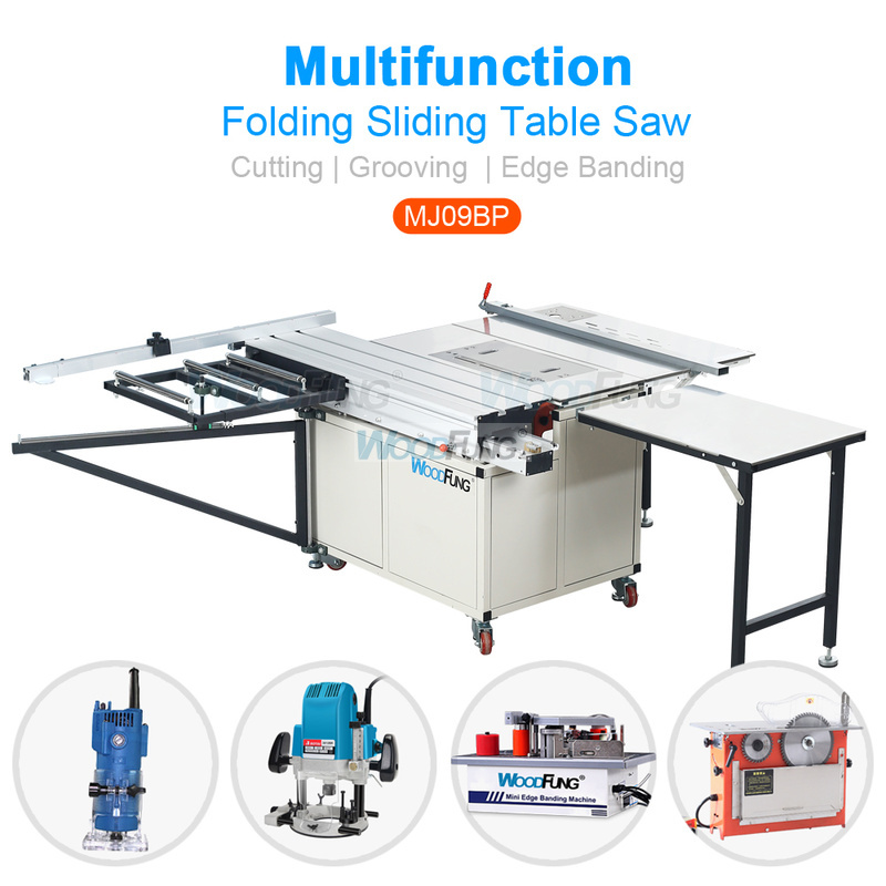 MJ-09BP Mini sliding panel saw for wood cutting machine for MDF and plywood