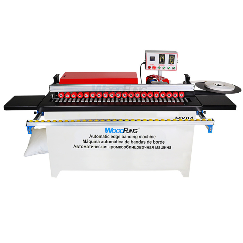 MY-04 Mini Automatic Edge Banding Machine Gluing Trimming End Cutting Buffing Dust Collection Straight MDF Automatic Feeding Edge Bander