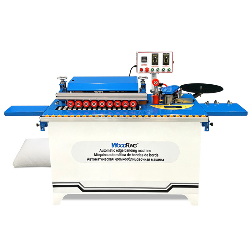 MY-07C2 Mini Automatic Edge Banding Machine Gluing Trimming End Cutting Buffing Dust Collection Straight&Curve MDF Automatic Feeding Edge Bander