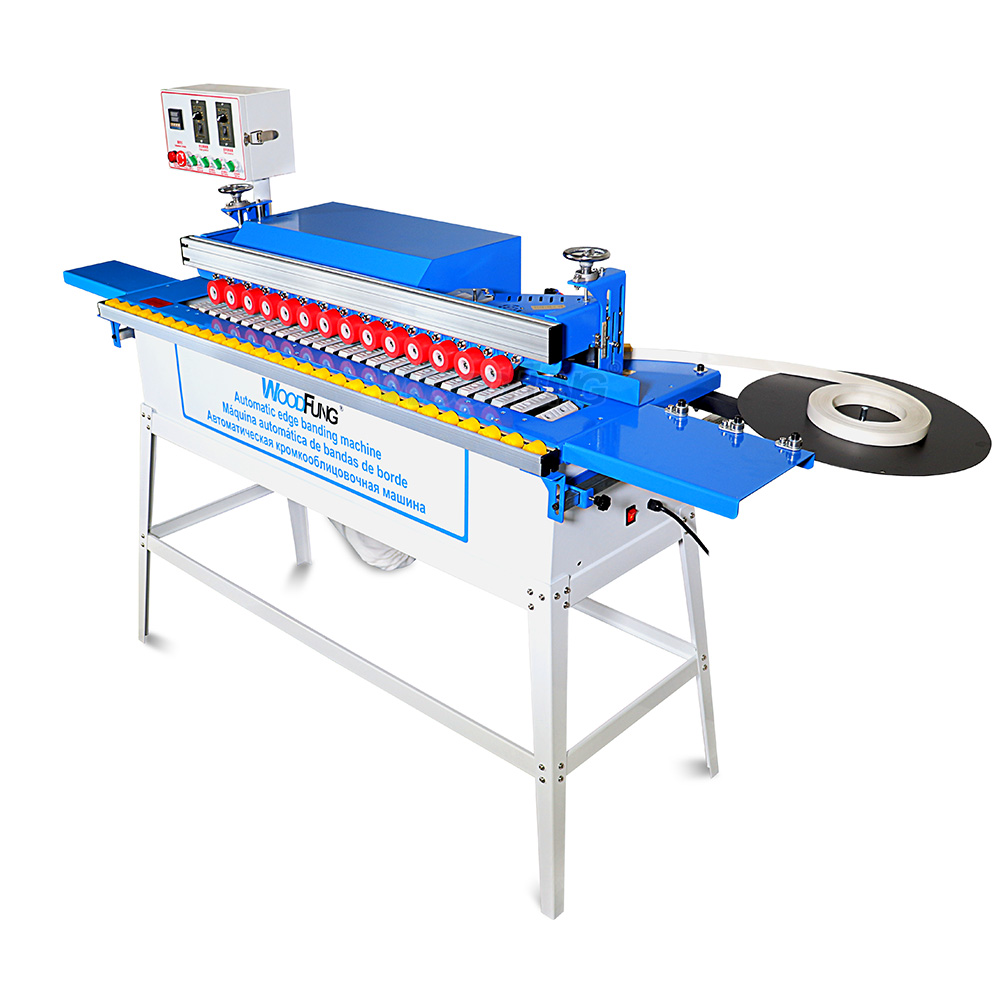 MY-072 Mini Automatic Edge Banding Machine Gluing Trimming End Cutting Buffing Dust Collection Straight MDF Automatic Feeding Edge Bander