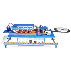 MY-06C Multifunctional Manual Edge Banding Machine With Gluing Trimming Buffing Pneumatic End Cutting Dust Collection Straight Curve Edge Bander