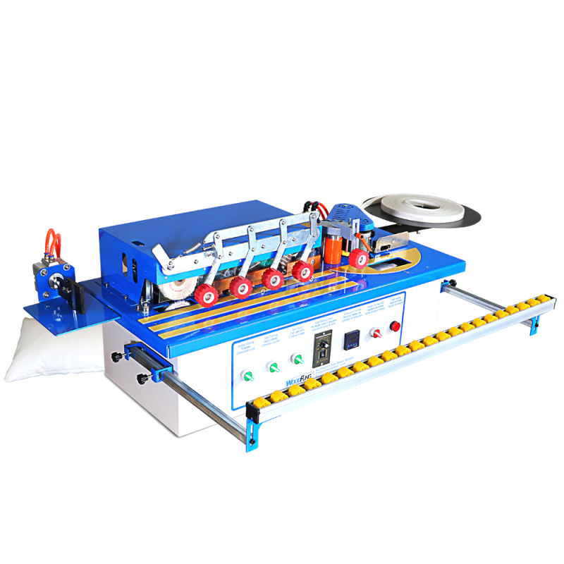 MY-06C Multifunctional Manual Edge Banding Machine With Gluing Trimming Buffing Pneumatic End Cutting Dust Collection Straight Curve Edge Bander