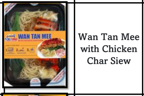 Wanton Mee with Chicken Char Siew