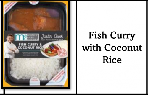 Fish Curry with Coconut Rice